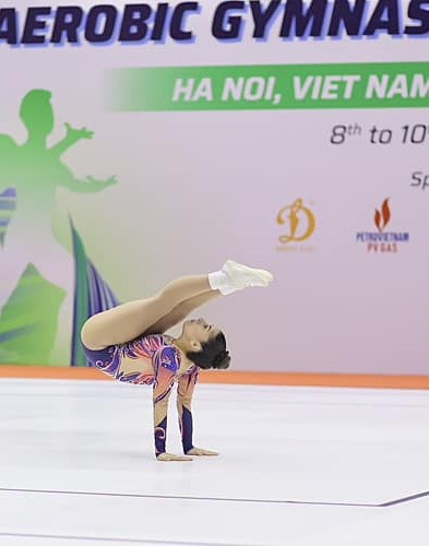 Các vận động viên aerobic hàng đầu châu Á tranh tài tại Hà Nội - Ảnh 12.