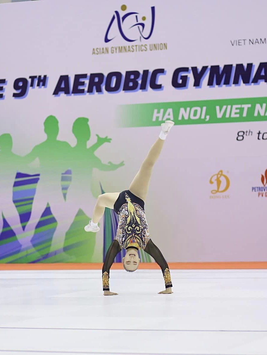 Các vận động viên aerobic hàng đầu châu Á tranh tài tại Hà Nội - Ảnh 10.