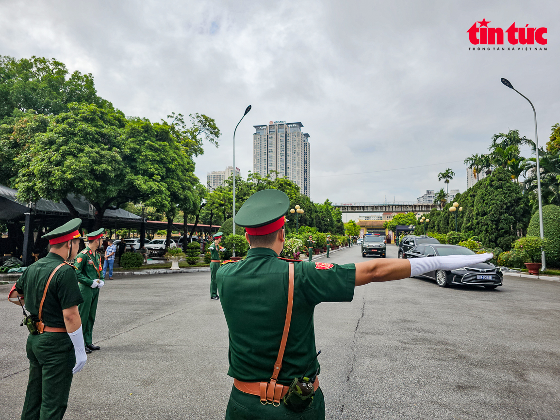 Bảo đảm an ninh tuyệt đối Lễ an táng Tổng Bí thư Nguyễn Phú Trọng tại Nghĩa trang Mai Dịch- Ảnh 9.