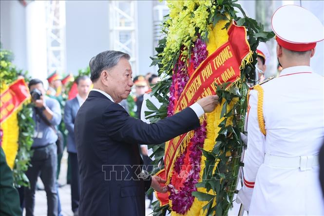 Lễ viếng Tổng Bí thư Nguyễn Phú Trọng tại Nhà tang lễ Quốc gia- Ảnh 2.