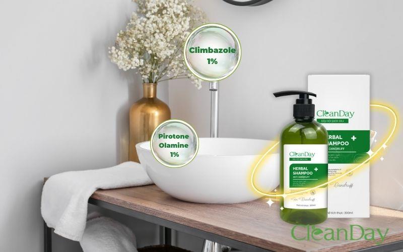 Dầu gội thảo dược CleanDay sạch gàu nuôi dưỡng tóc - Ảnh 2.