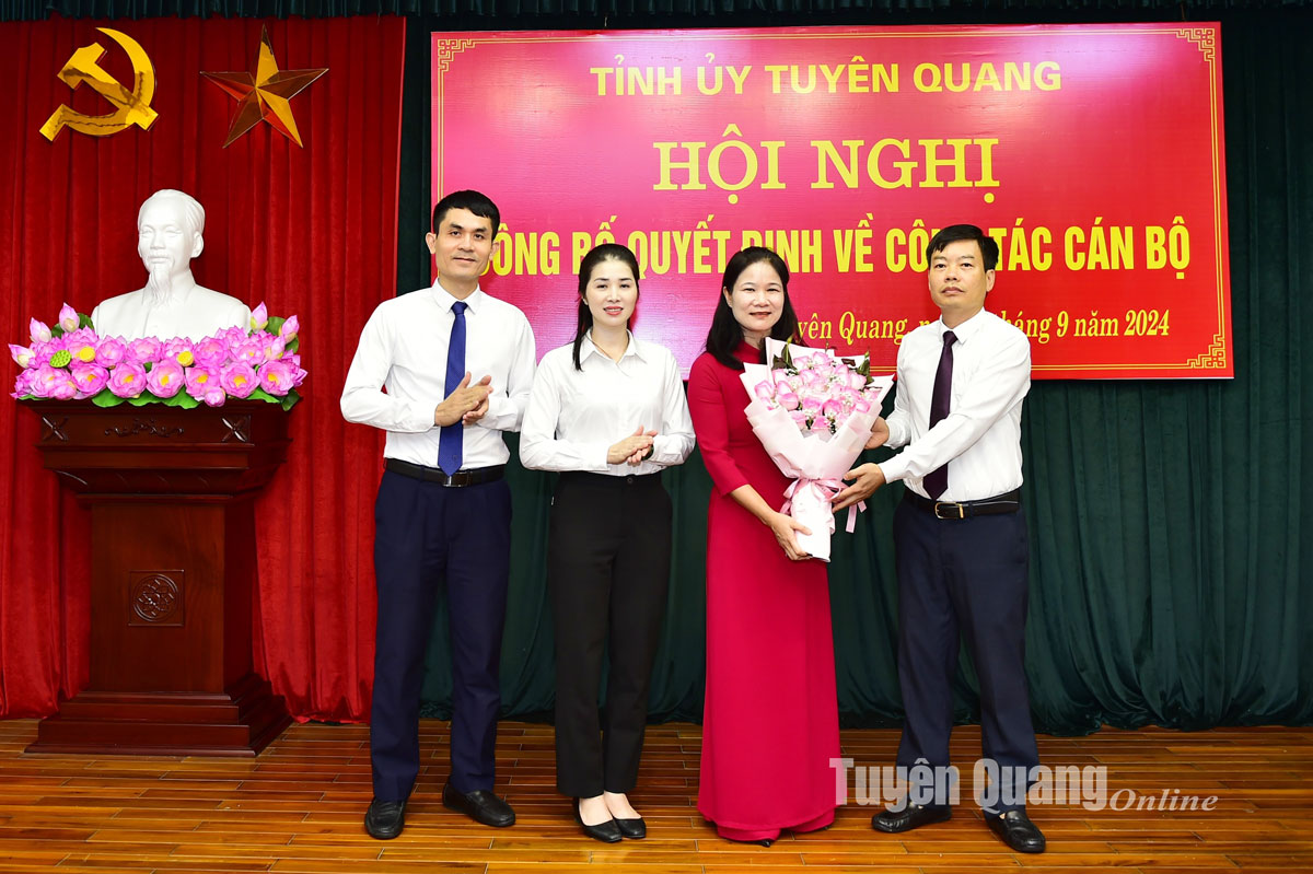 Tuyên Quang: Bổ nhiệm nữ Phó Trưởng Ban Dân vận Tỉnh ủy- Ảnh 2.