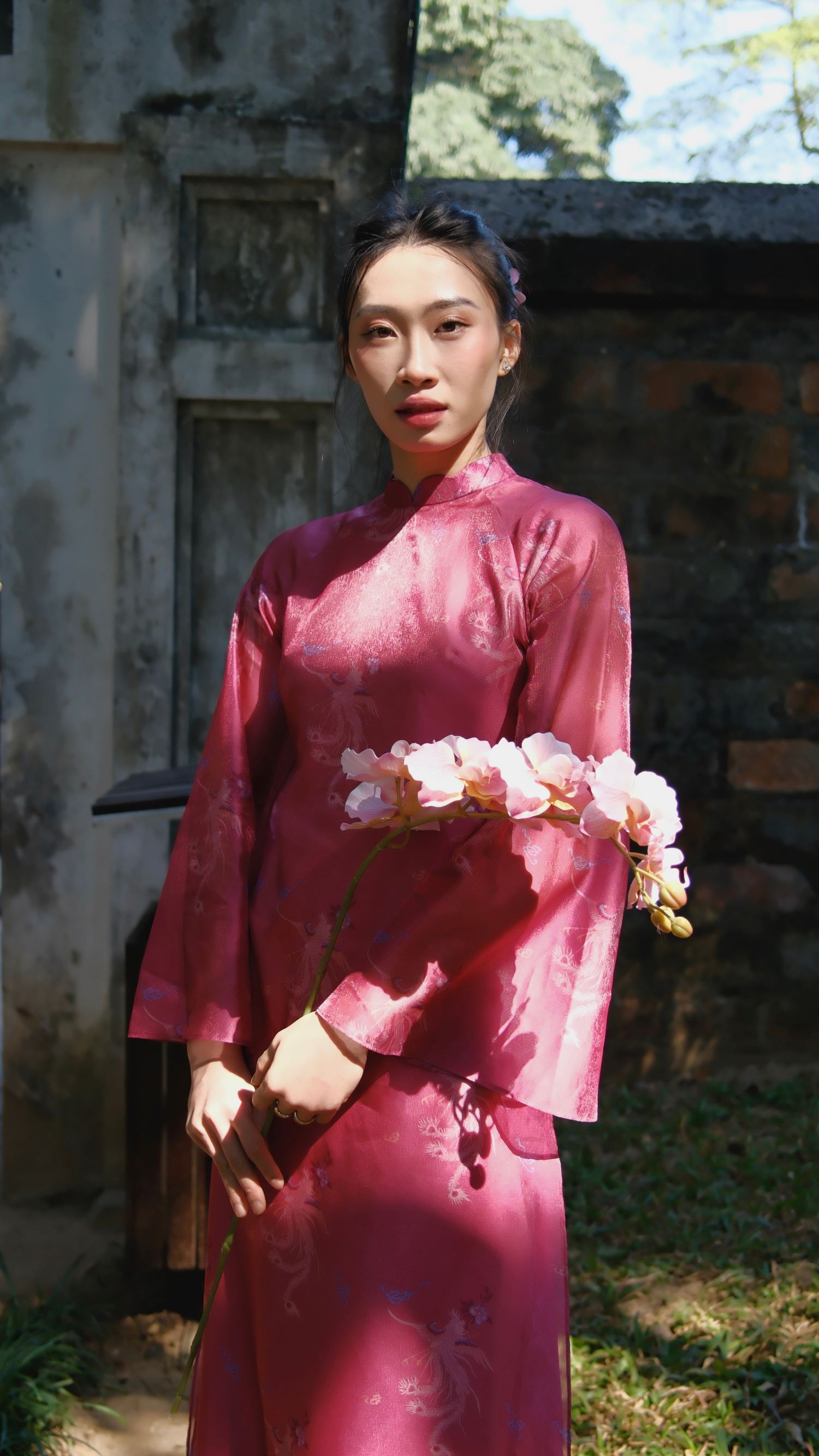 Chủ công bóng chuyền Nguyệt Anh diện áo dài đón Tết- Ảnh 3.