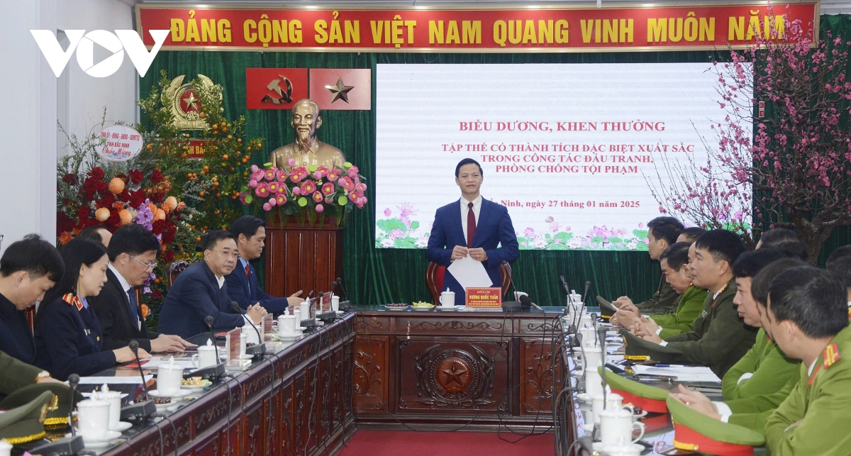 Bắc Ninh thưởng nóng lực lượng triệt phá nhóm lừa đảo xuyên biên giới- Ảnh 1.