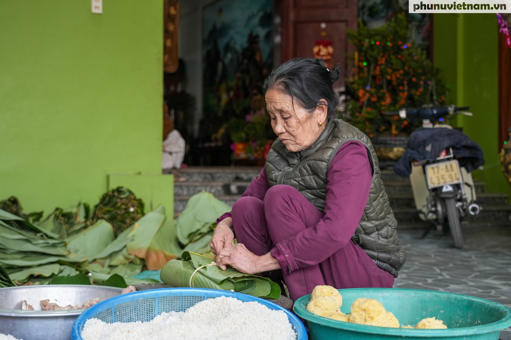 Bánh chưng “phố Lẻ”, muốn mua phải đặt trước ít nhất 4 ngày- Ảnh 10.