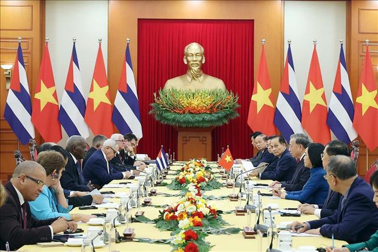 Tổng Bí thư Tô Lâm tiếp Chủ tịch Quốc hội Cuba- Ảnh 1.