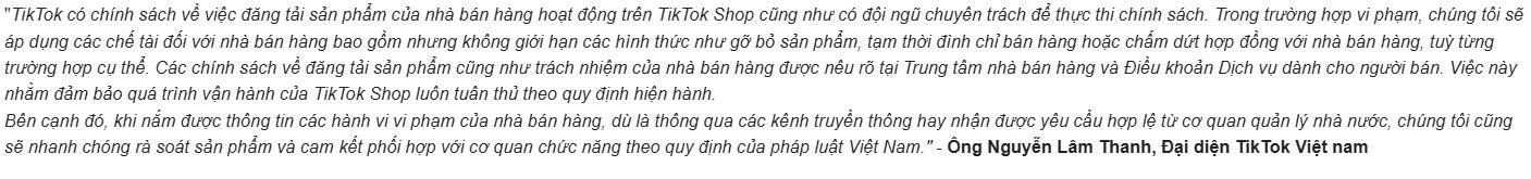 Dễ dàng mua thuốc "độc" bị cấm trên sàn thương mại điện tử - Bài 2: Đại diện TikTok nói gì?- Ảnh 1. Dễ dàng mua thuốc "độc" bị cấm trên sàn thương mại điện tử - Bài 2: Đại diện TikTok nói gì?- Ảnh 1.