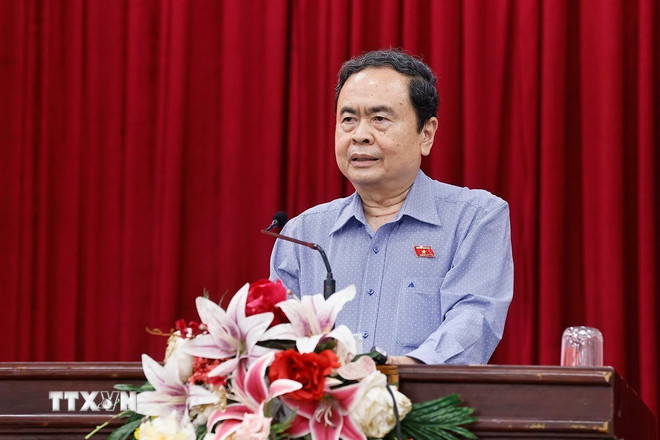 Chủ tịch Quốc hội Trần Thanh Mẫn tiếp xúc cử tri trước Kỳ họp thứ 10- Ảnh 3. Chủ tịch Quốc hội Trần Thanh Mẫn tiếp xúc cử tri trước Kỳ họp thứ 10- Ảnh 3.