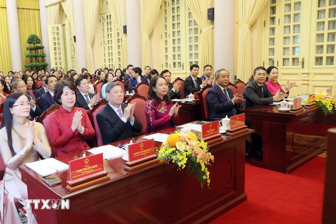Đại hội Thi đua yêu nước Văn phòng Chủ tịch nước lần thứ IV- Ảnh 1. Đại hội Thi đua yêu nước Văn phòng Chủ tịch nước lần thứ IV- Ảnh 1.