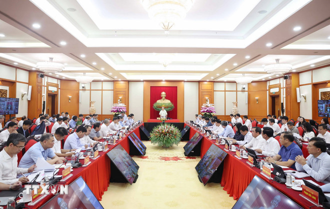 Thông báo Kết luận của Tổng Bí thư tại Hội nghị sơ kết thực hiện Nghị quyết 57- Ảnh 3. Thông báo Kết luận của Tổng Bí thư tại Hội nghị sơ kết thực hiện Nghị quyết 57- Ảnh 3.