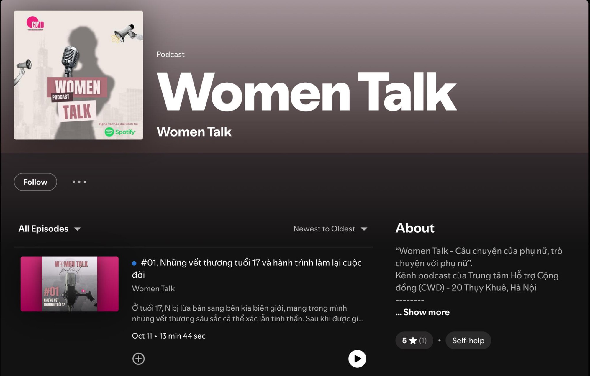 Trung tâm Hỗ trợ Cộng đồng ra mắt kênh podcast “Women Talk” - nơi lan toả tiếng nói của phụ nữ Việt- Ảnh 1. Trung tâm Hỗ trợ Cộng đồng ra mắt kênh podcast “Women Talk” - nơi lan toả tiếng nói của phụ nữ Việt- Ảnh 1.