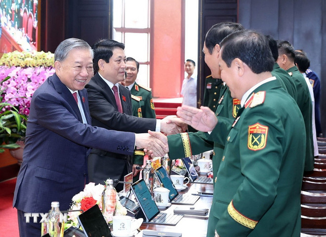 Tổng Bí thư Tô Lâm dự Bế mạc Đại hội Đảng bộ Quân đội lần thứ XII- Ảnh 2.