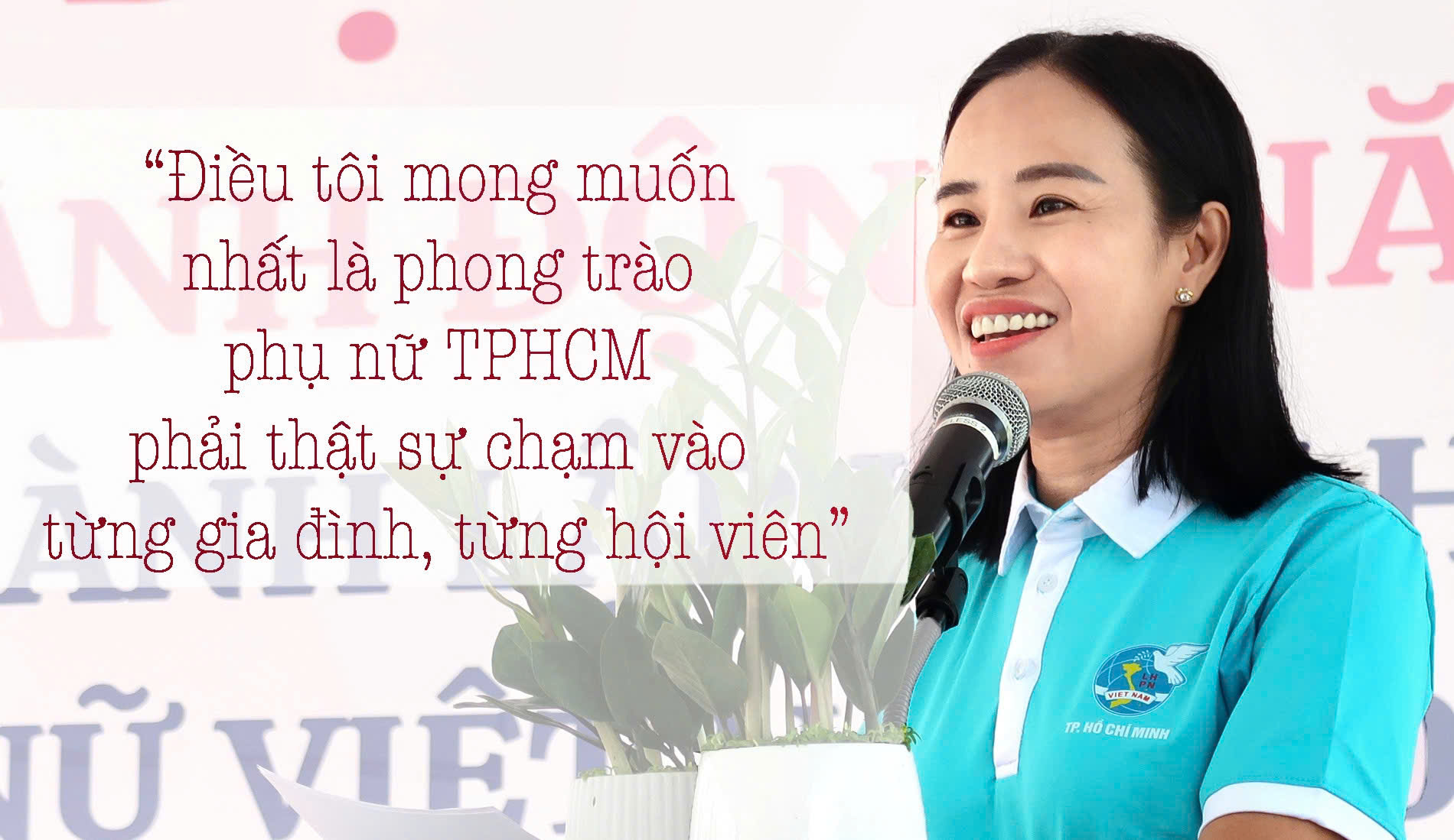 Làm hết sức để phong trào phụ nữ chạm vào từng gia đình, từng hội viên