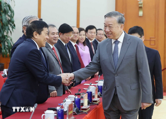 Tổng Bí thư Tô Lâm: Việt Nam trở thành đối tác trí tuệ của các nhà Việt Nam học- Ảnh 1. Tổng Bí thư Tô Lâm: Việt Nam trở thành đối tác trí tuệ của các nhà Việt Nam học- Ảnh 1.