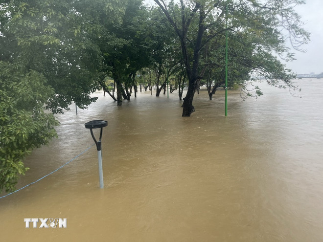 Quân đội chủ động ứng phó với lũ đặc biệt lớn, lũ khẩn cấp trên các sông- Ảnh 1. Quân đội chủ động ứng phó với lũ đặc biệt lớn, lũ khẩn cấp trên các sông- Ảnh 1.