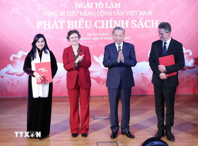 Tổng Bí thư Tô Lâm phát biểu chính sách tại Đại học Oxford- Ảnh 2.