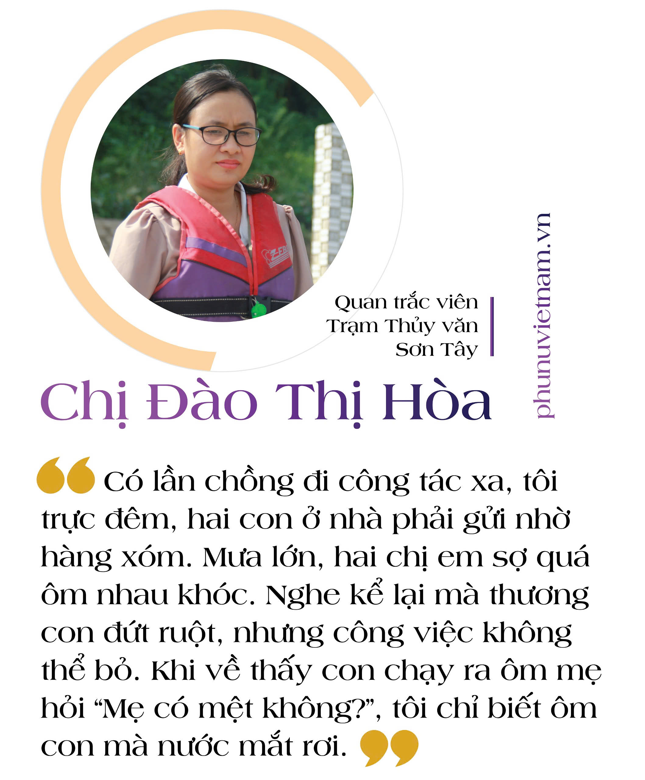 Những người phụ nữ giữ bình yên mùa mưa lũ- Ảnh 6. Những người phụ nữ giữ bình yên mùa mưa lũ- Ảnh 6.