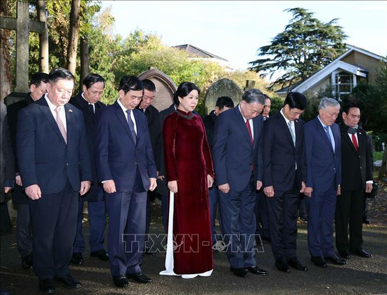 Tổng Bí thư Tô Lâm viếng Karl Marx - Lãnh tụ của giai cấp vô sản- Ảnh 1.