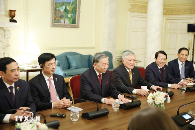 Thủ tướng Kier Starmer chủ trì Lễ đón chính thức Tổng Bí thư Tô Lâm- Ảnh 2.