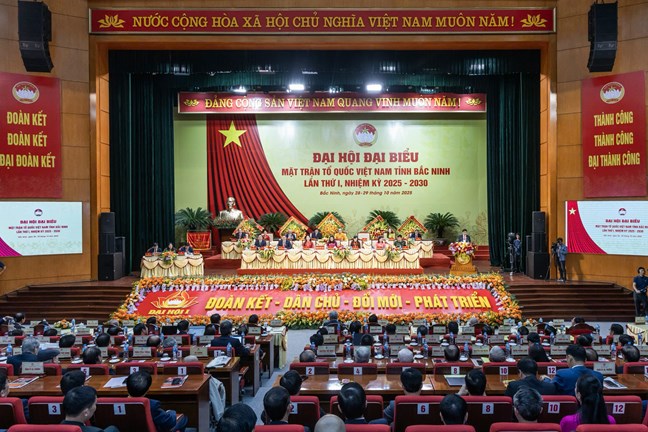 Đại hội đại biểu Mặt trận Tổ quốc Việt Nam tỉnh Bắc Ninh lần thứ I, nhiệm kỳ 2025-2030- Ảnh 4.