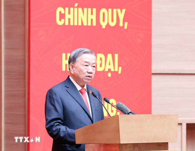 Toàn văn phát biểu của Tổng Bí thư Tô Lâm tại Đại hội Đảng bộ Công an Trung ương lần thứ VIII- Ảnh 2.