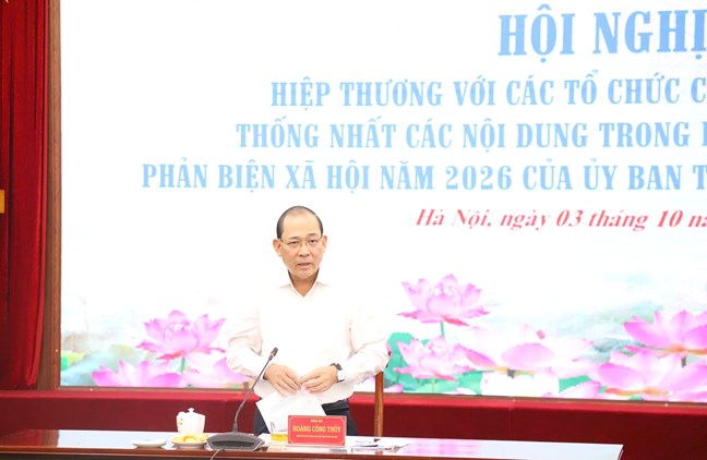 UBTƯ MTTQ Việt Nam sẽ triển khai 6 chương trình giám sát trọng tâm trong năm 2026- Ảnh 1.