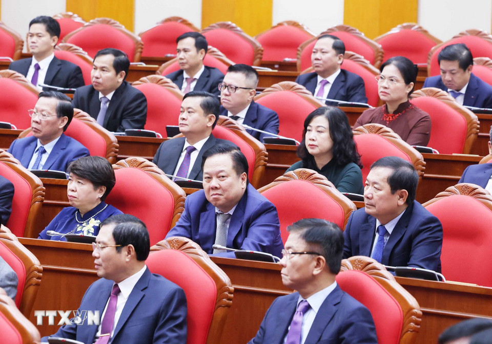 Bế mạc Hội nghị lần thứ 13 Ban Chấp hành Trung ương Đảng khóa XIII- Ảnh 9.