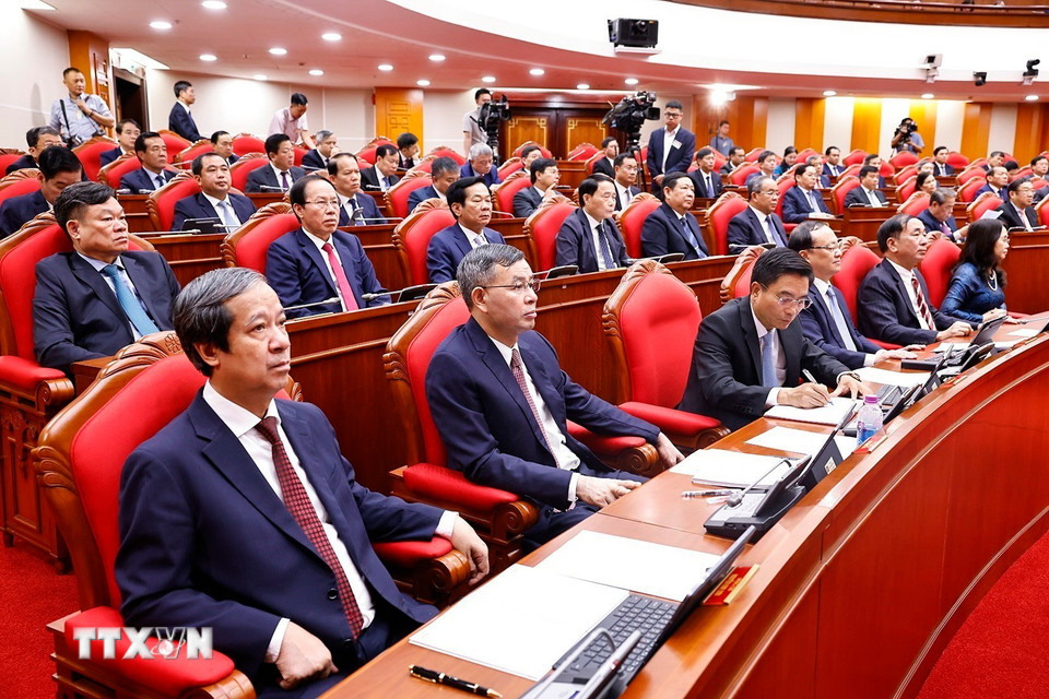 Bế mạc Hội nghị lần thứ 13 Ban Chấp hành Trung ương Đảng khóa XIII- Ảnh 10.