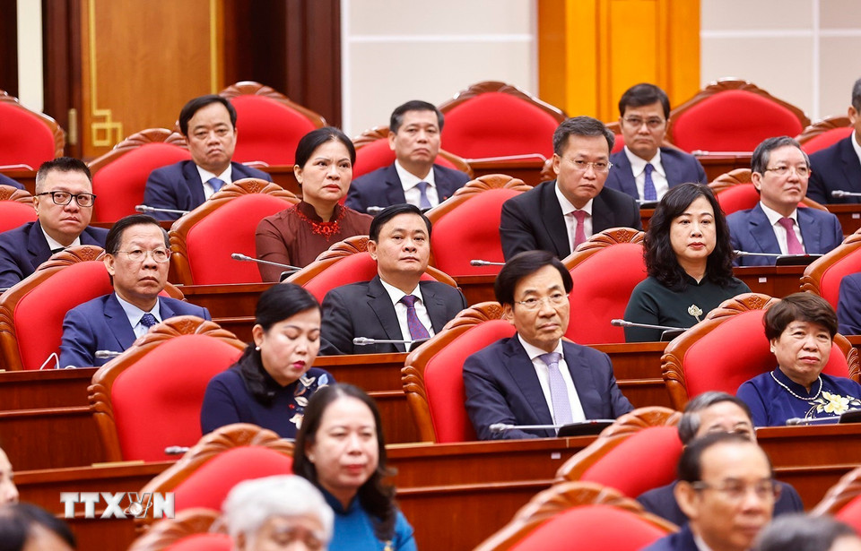 Bế mạc Hội nghị lần thứ 13 Ban Chấp hành Trung ương Đảng khóa XIII- Ảnh 12.