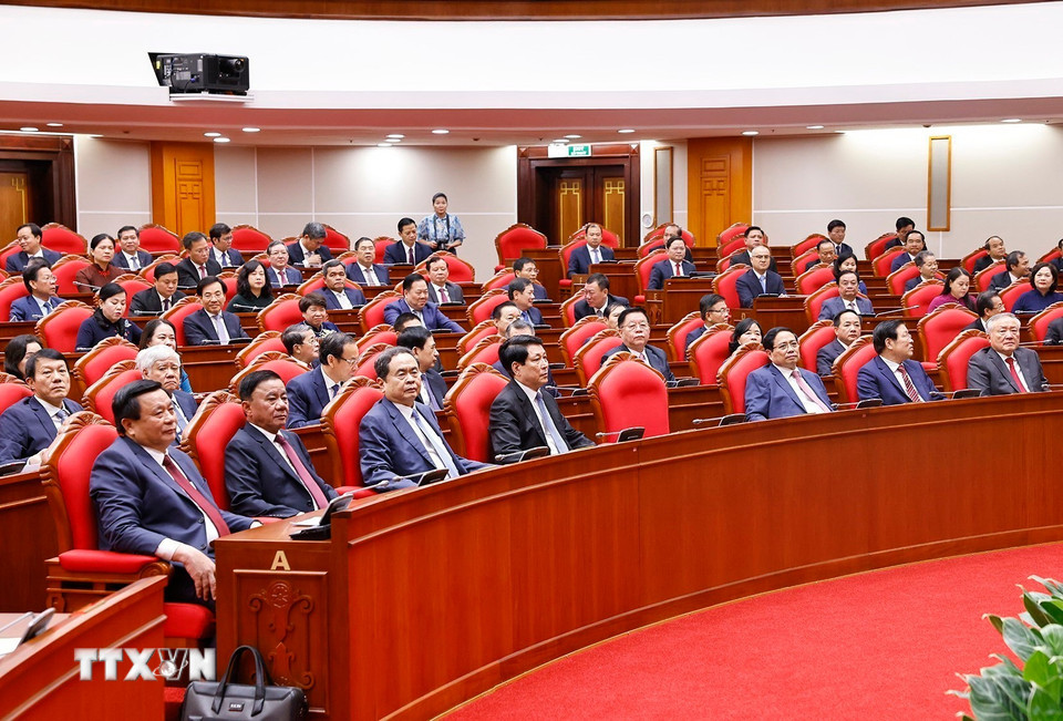Bế mạc Hội nghị lần thứ 13 Ban Chấp hành Trung ương Đảng khóa XIII- Ảnh 13.