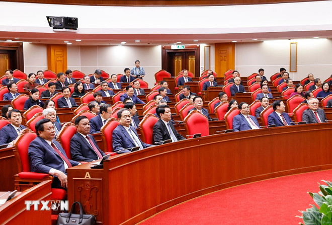 Hội nghị Trung ương 13 hoàn thành toàn bộ nội dung, chương trình đề ra- Ảnh 1. Hội nghị Trung ương 13 hoàn thành toàn bộ nội dung, chương trình đề ra- Ảnh 1.