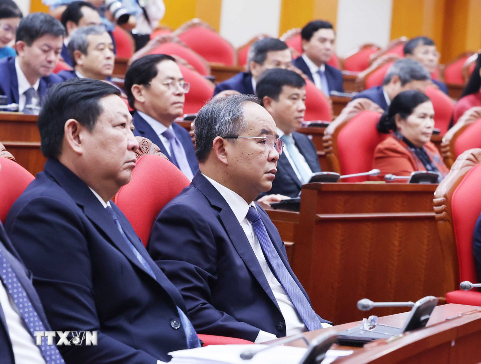Bế mạc Hội nghị lần thứ 13 Ban Chấp hành Trung ương Đảng khóa XIII- Ảnh 5.