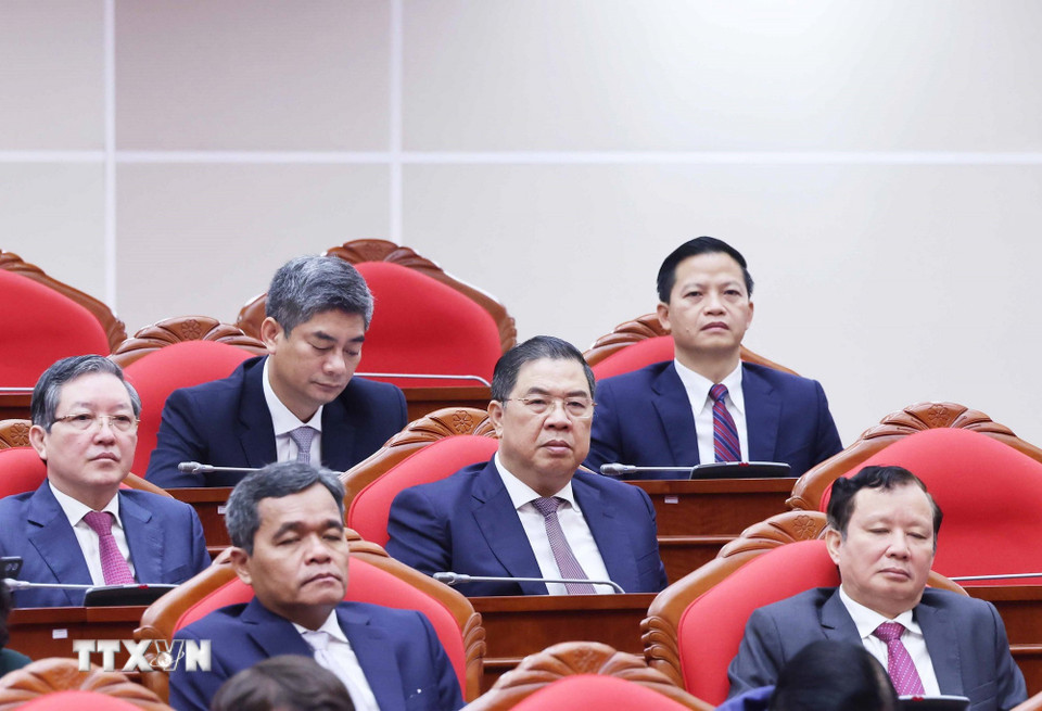 Bế mạc Hội nghị lần thứ 13 Ban Chấp hành Trung ương Đảng khóa XIII- Ảnh 4.