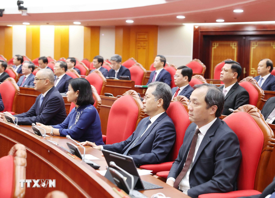 Bế mạc Hội nghị lần thứ 13 Ban Chấp hành Trung ương Đảng khóa XIII- Ảnh 6.