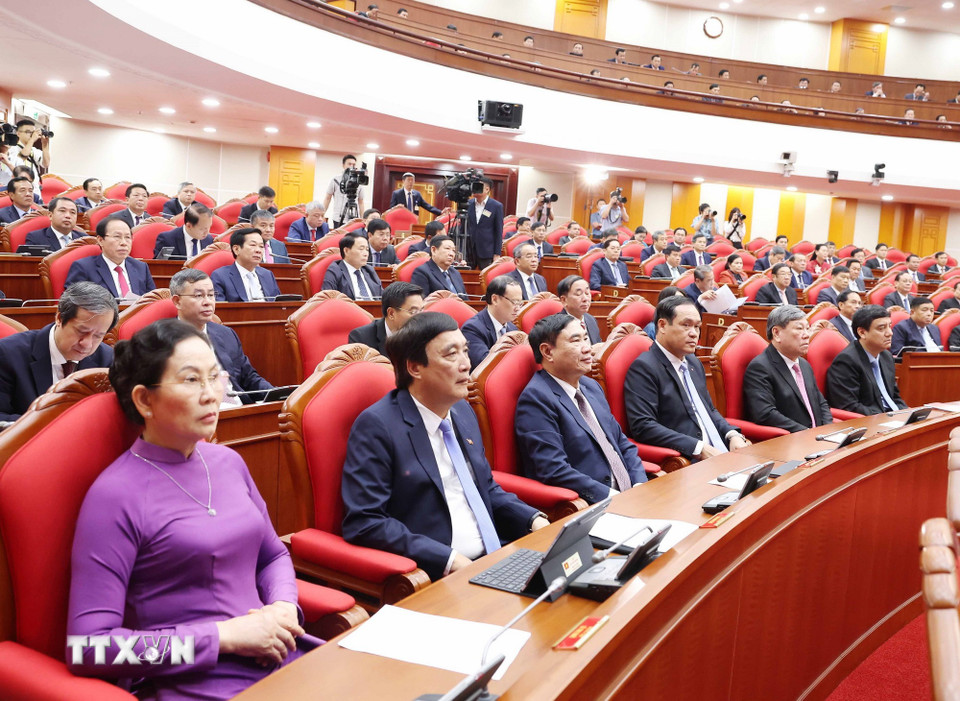 Bế mạc Hội nghị lần thứ 13 Ban Chấp hành Trung ương Đảng khóa XIII- Ảnh 7.