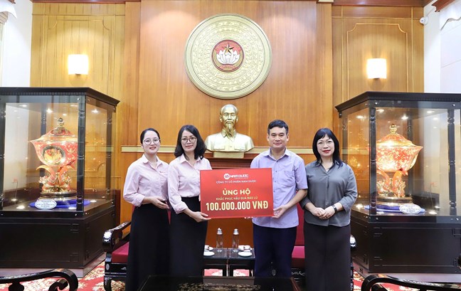 Góp thêm nguồn lực hỗ trợ đồng bào các tỉnh sớm tái thiết cuộc sống khi bão lũ đi qua- Ảnh 15. Góp thêm nguồn lực hỗ trợ đồng bào các tỉnh sớm tái thiết cuộc sống khi bão lũ đi qua- Ảnh 15.