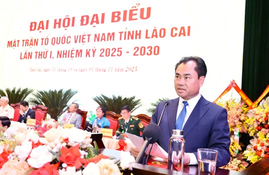 Phó Chủ tịch Hà Thị Nga dự Đại hội đại biểu MTTQ Việt Nam tỉnh Lào Cai lần thứ I, nhiệm kỳ 2025 - 2030- Ảnh 5. Phó Chủ tịch Hà Thị Nga dự Đại hội đại biểu MTTQ Việt Nam tỉnh Lào Cai lần thứ I, nhiệm kỳ 2025 - 2030- Ảnh 5.