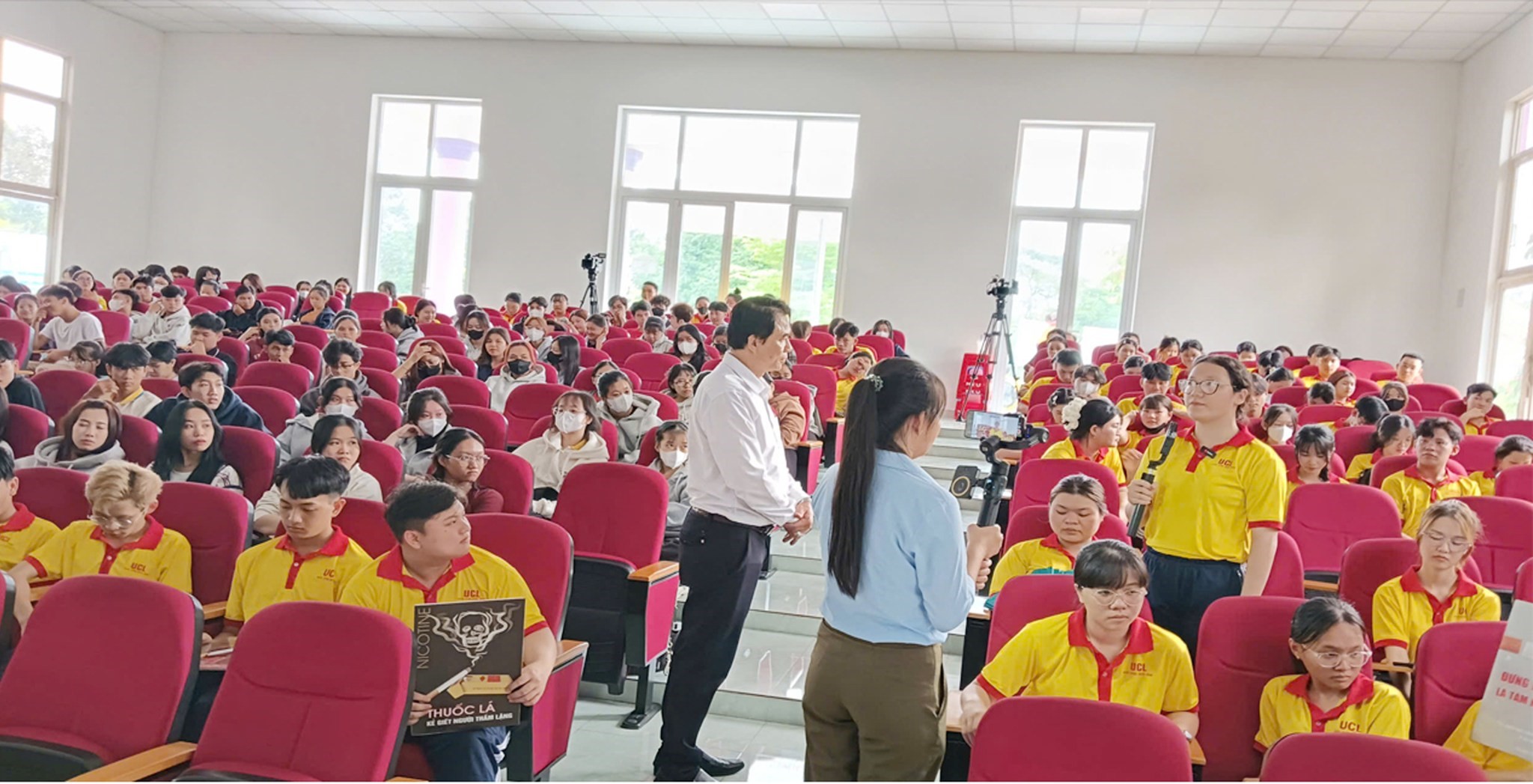 Vĩnh Long: Truyền thông chuyên đề "Phòng, chống tác hại thuốc lá học đường"- Ảnh 1.