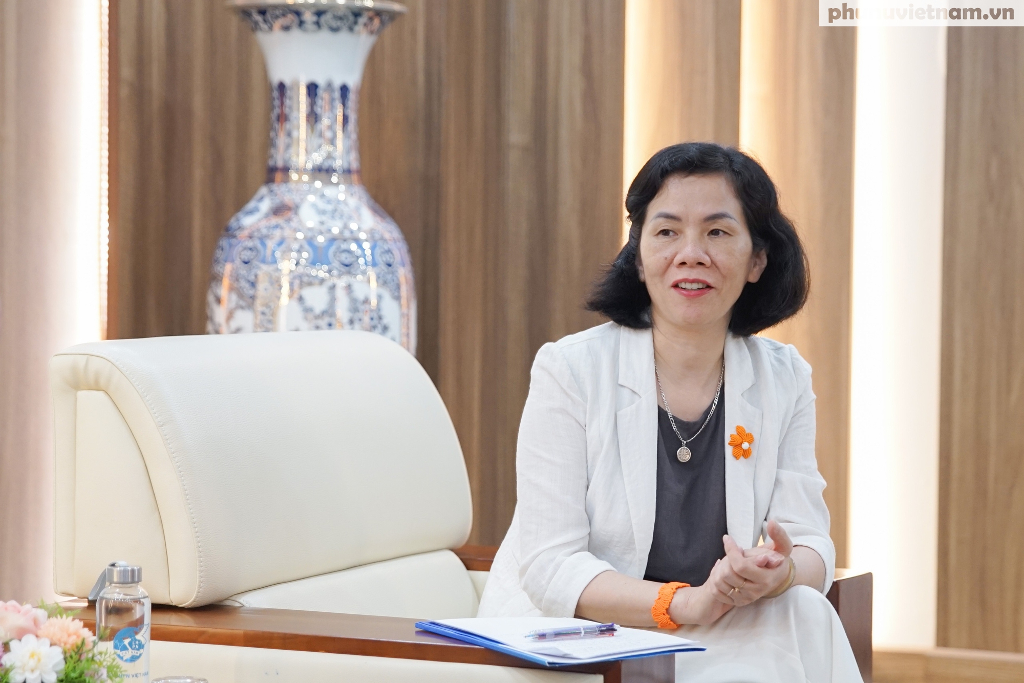 Phó Chủ tịch Hội LHPN Việt Nam tiếp đoàn Hội LHPN Lào- Ảnh 2.