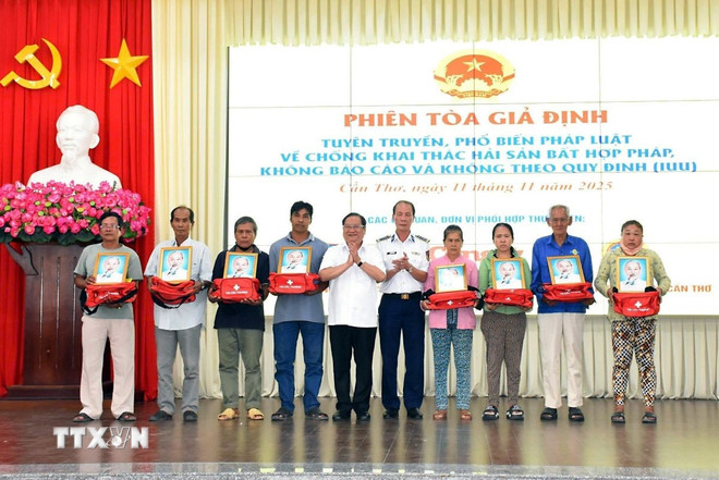 Cần Thơ: Quyết liệt của các cơ quan chức năng trong việc xử lý các vi phạm IUU- Ảnh 1.