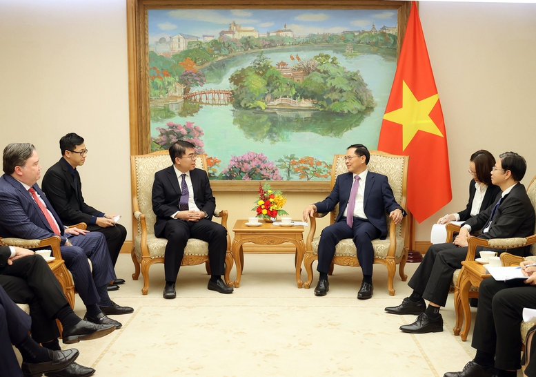Phó Thủ tướng Bùi Thanh Sơn tiếp Giám đốc điều hành Tập đoàn Warburg Pincus- Ảnh 1.