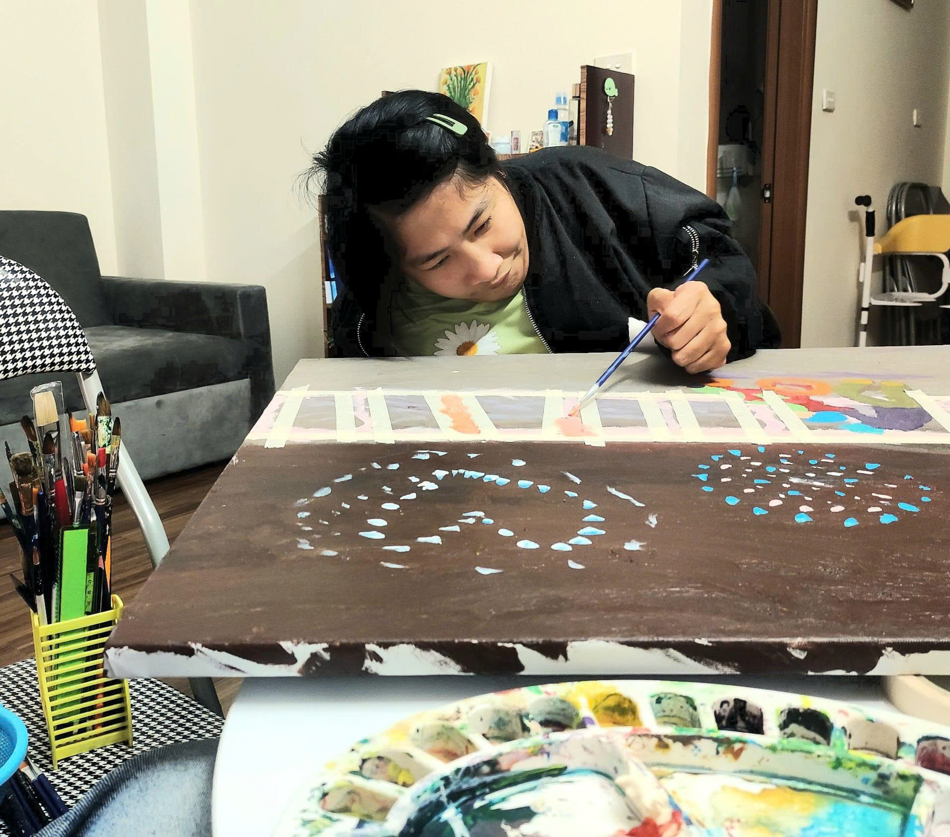 Triển lãm kết nối khát vọng và những ước mơ của người khuyết tật- Ảnh 4. Triển lãm kết nối khát vọng và những ước mơ của người khuyết tật- Ảnh 4.