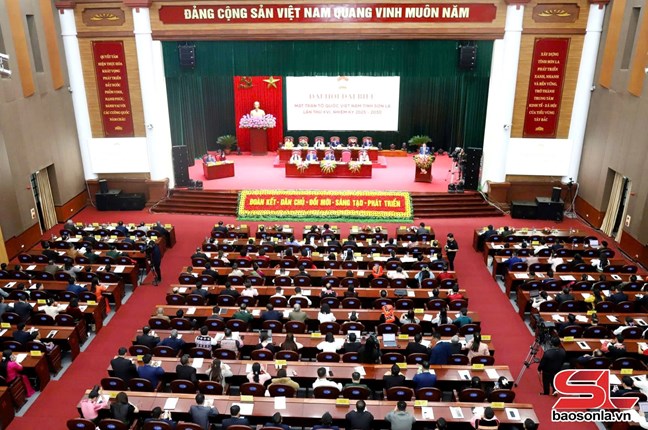 Bà Hà Thị Nga dự Đại hội đại biểu MTTQ Việt Nam tỉnh Sơn La lần thứ XVI, nhiệm kỳ 2025-2030- Ảnh 4. Bà Hà Thị Nga dự Đại hội đại biểu MTTQ Việt Nam tỉnh Sơn La lần thứ XVI, nhiệm kỳ 2025-2030- Ảnh 4.