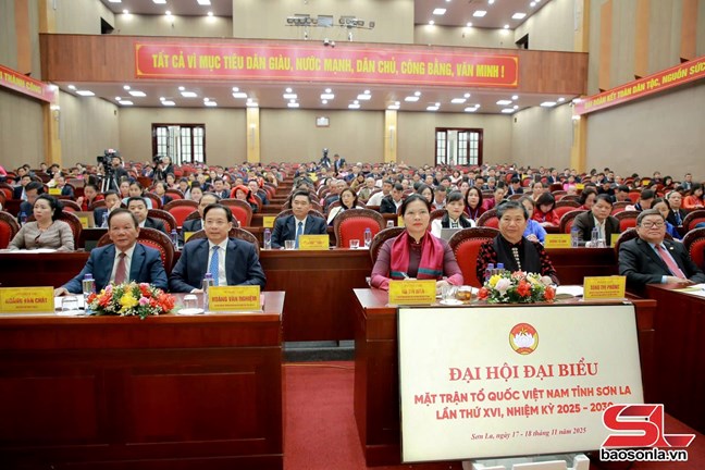 Bà Hà Thị Nga dự Đại hội đại biểu MTTQ Việt Nam tỉnh Sơn La lần thứ XVI, nhiệm kỳ 2025-2030- Ảnh 3. Bà Hà Thị Nga dự Đại hội đại biểu MTTQ Việt Nam tỉnh Sơn La lần thứ XVI, nhiệm kỳ 2025-2030- Ảnh 3.