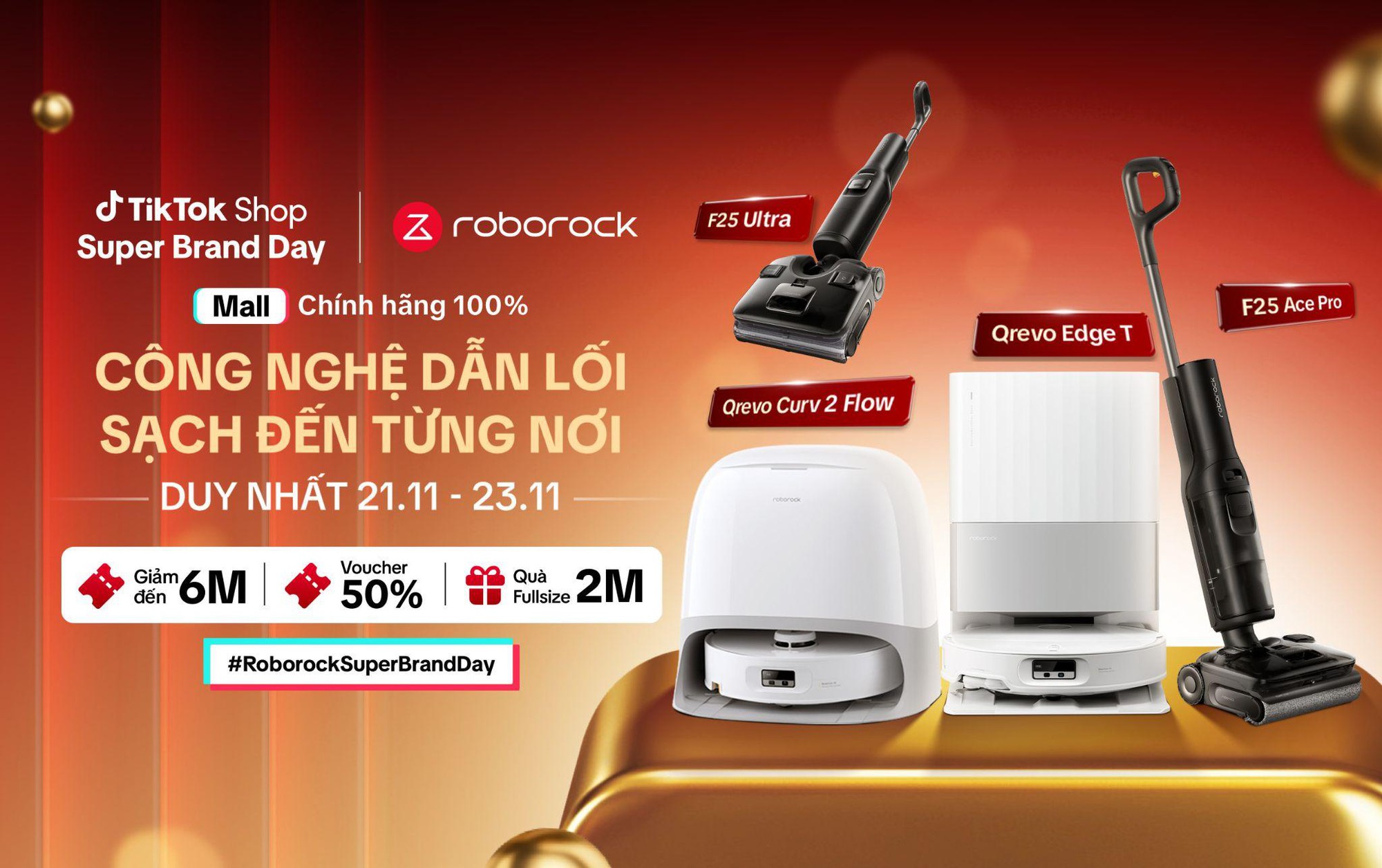 Tận hưởng cuộc sống nhẹ nhàng hơn cùng Roborock - công nghệ dọn nhà thông minh lên ngôi trong TikTok Super Brand Day- Ảnh 1.