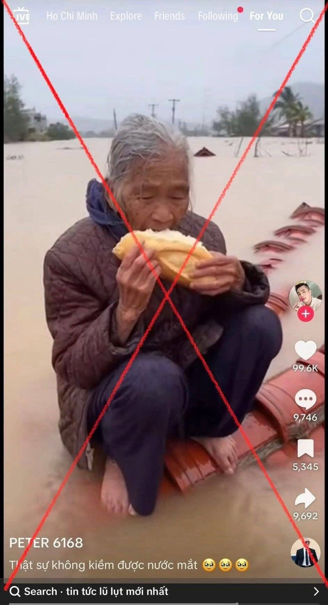 Cảnh giác trước những thông tin giả do AI ngụy tạo về thiên tai miền Trung- Ảnh 2.