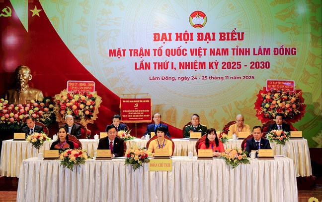 Ông Hoàng Công Thủy dự Đại hội đại biểu MTTQ Việt Nam tỉnh Lâm Đồng lần thứ I, nhiệm kỳ 2025-2030- Ảnh 5.