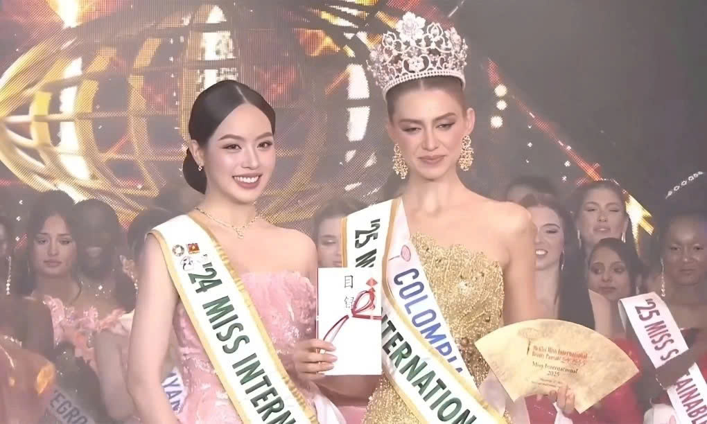 Người đẹp Colombia đăng quang Miss International 2025, Kiều Duy trượt Top 20- Ảnh 1. Người đẹp Colombia đăng quang Miss International 2025, Kiều Duy trượt Top 20- Ảnh 1.