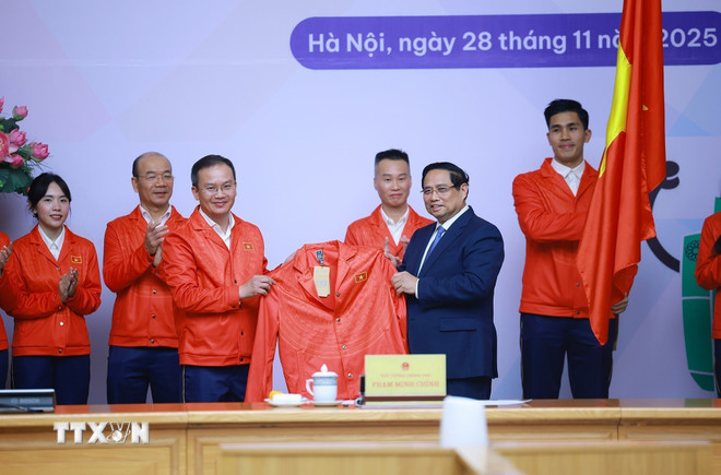 Thủ tướng: Đoàn Việt Nam dự SEA Games 33 phải gắn tinh thần thể thao với tinh thần dân tộc- Ảnh 2.