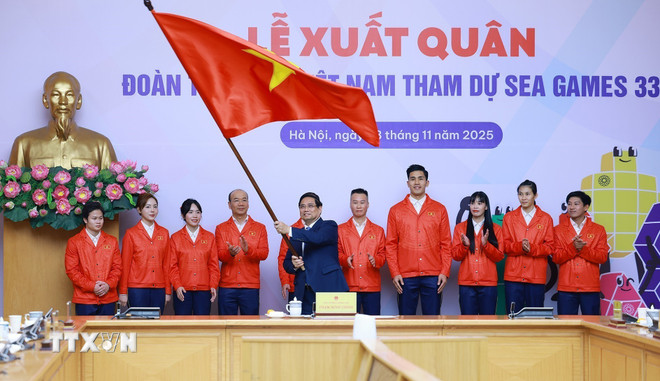 Thủ tướng: Đoàn Việt Nam dự SEA Games 33 phải gắn tinh thần thể thao với tinh thần dân tộc- Ảnh 1.